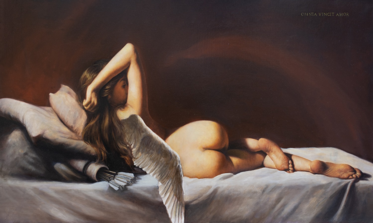 Omnia Vincit Amor, oil on canvas, 60x100cm, 2022